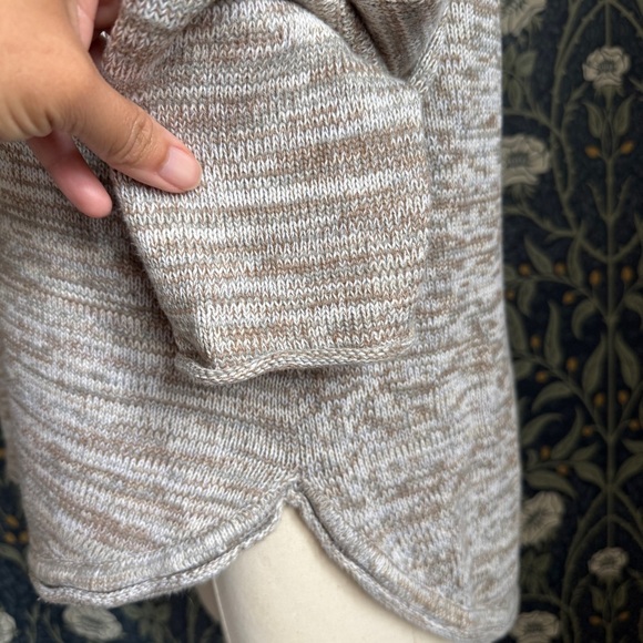 Jeanne Pierre Natural Beige Cotton Sweater - Picture 6 of 10